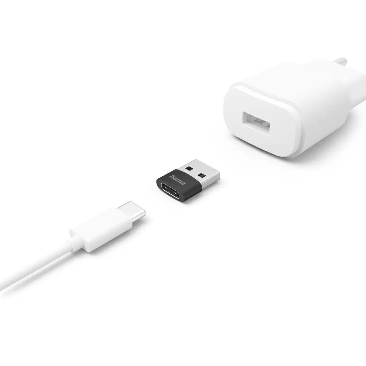 USB-C-Adapter USB-A-Stecker/USB-C-Buchse ohne Kabel 480 Mbit/s, 3St.