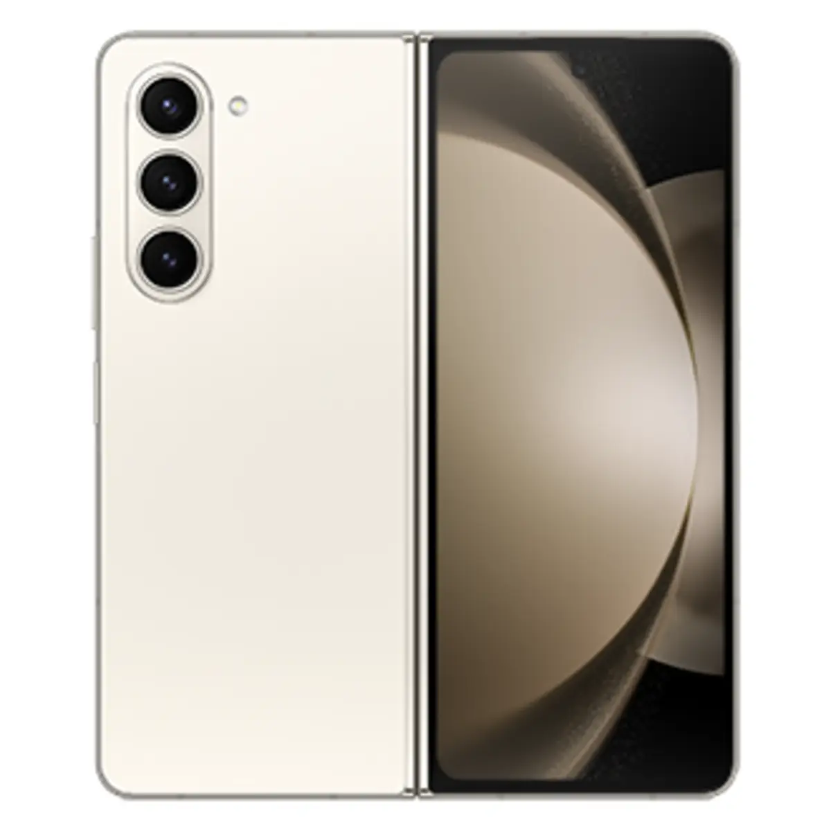 Galaxy Z Fold5 5G Smartphone Dual-SIM 12/512GB RAM 7,6" 2176x1812 Pixel Triple-Kamera 50/12/10 Megapixel Frontkamera 10/4 Megapixel Android 13 Cremefarben