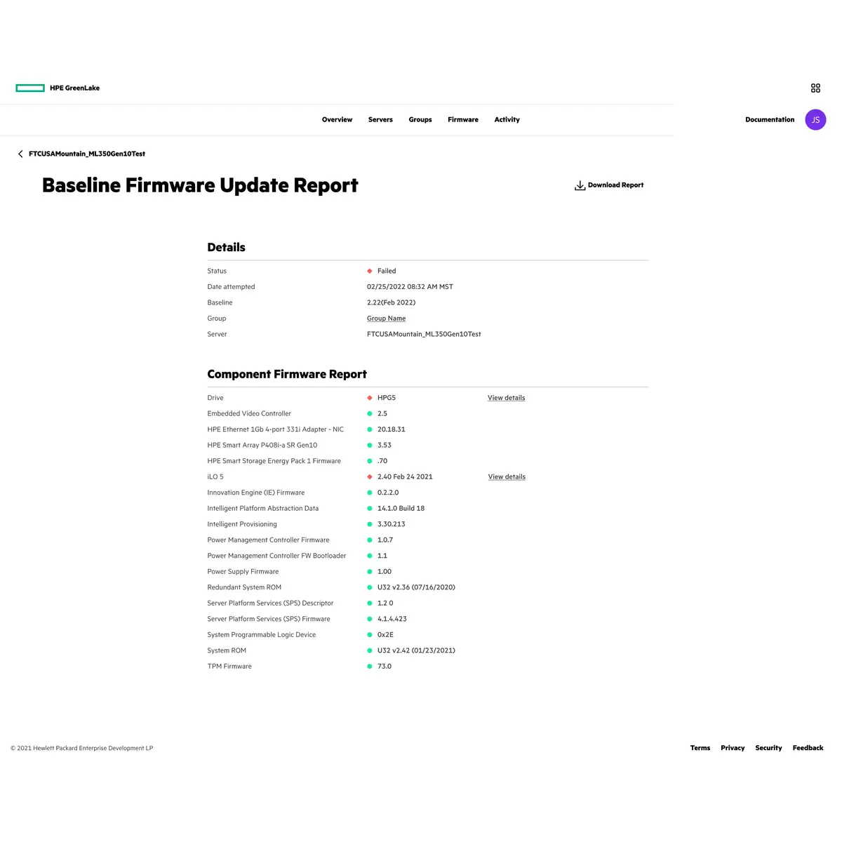HPE GreenLake for Compute Ops Management Enhanced 3-year Upfront ProLiant SaaS