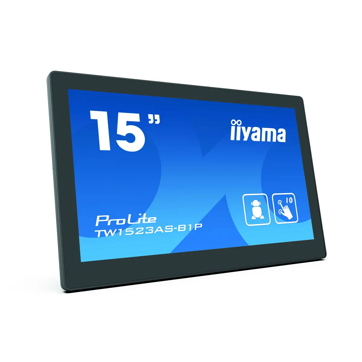 ProLite TW1523AS-B1P. Bildschirmdiagonale: 39,6 cm (15.6"), Display-Auflösung: 1920 x 1080 Pixel, HD-Typ: Full HD, Bildschirmtechnologie: LED, Reaktionszeit: 30 ms, Natives Seitenverhältnis: 16:9, Bildwi