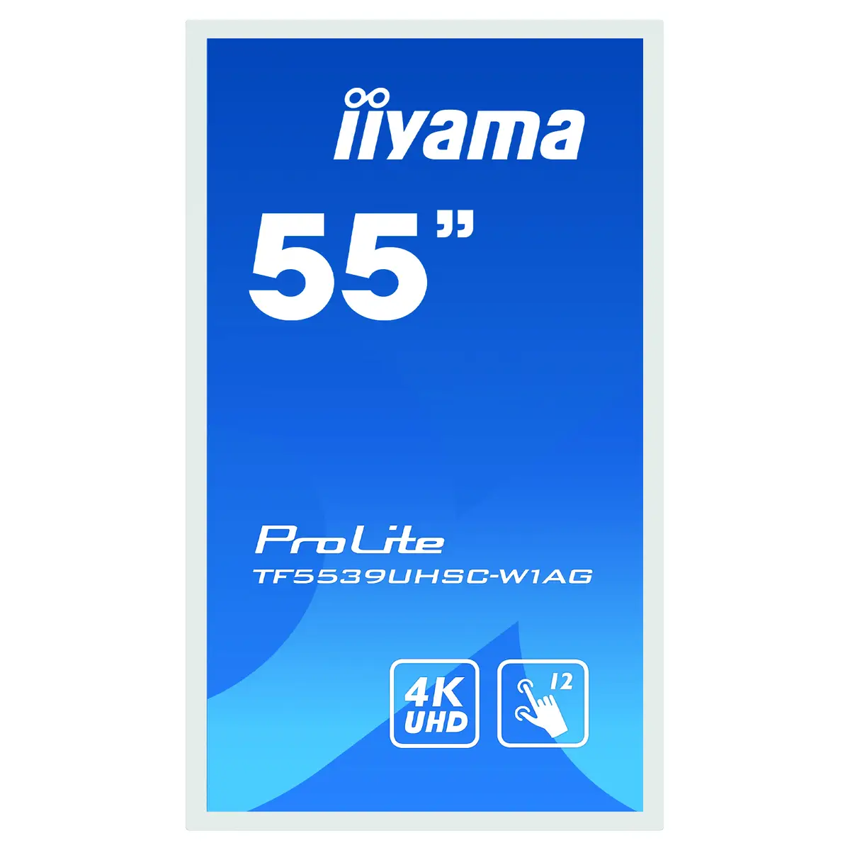 ProLite TF5539UHSC-W1AG. Bildschirmdiagonale: 139,7 cm (55"), Display-Auflösung: 3840 x 2160 Pixel, HD-Typ: 4K Ultra HD, Bildschirmtechnologie: LED, Reaktionszeit: 8 ms, Natives Seitenverhältnis: 16:9, B