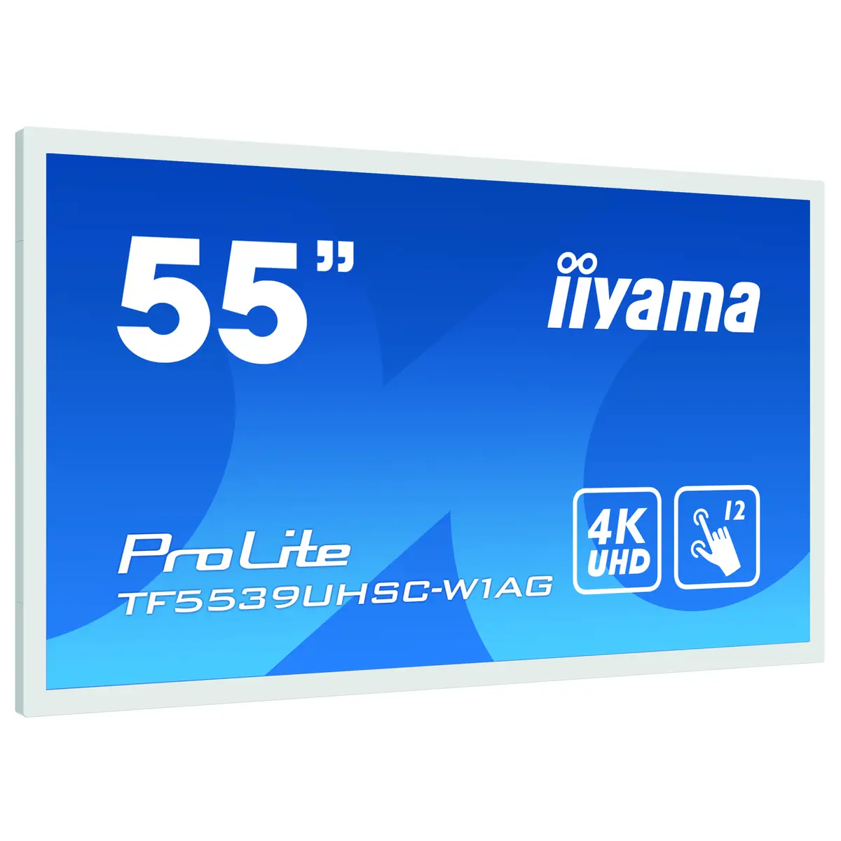 ProLite TF5539UHSC-W1AG. Bildschirmdiagonale: 139,7 cm (55"), Display-Auflösung: 3840 x 2160 Pixel, HD-Typ: 4K Ultra HD, Bildschirmtechnologie: LED, Reaktionszeit: 8 ms, Natives Seitenverhältnis: 16:9, B