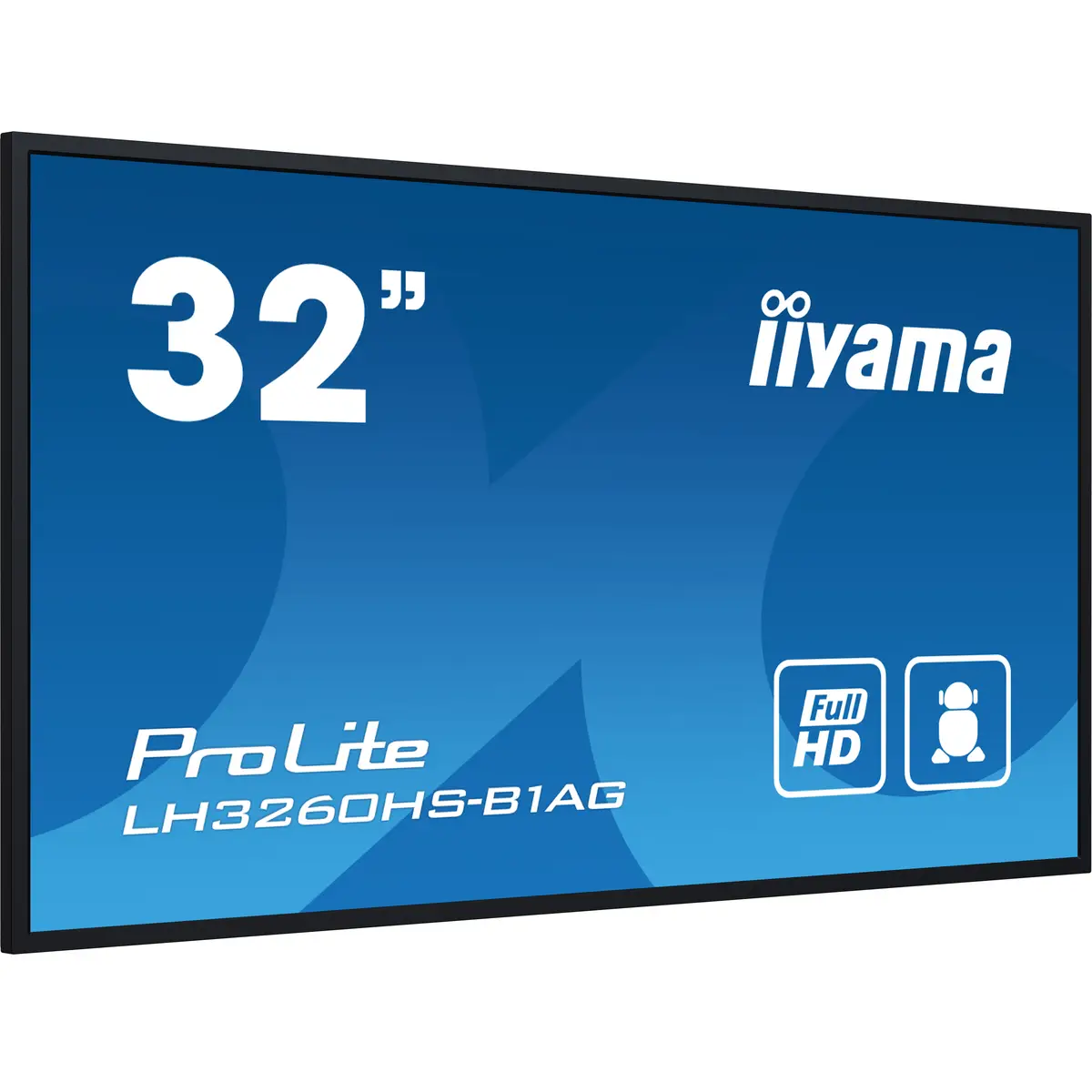 ProLite LH3260HS-B1AG 80 cm 31,5" LCD-Display mit LED-Hintergrundbeleuchtung Digital Signage mit mit SoC Mediaplayer 1080p 1920x1080 16:9 4000:1 500 cd/m² 8 ms Edge-Beleuchtung Schwarz matte Oberfläche