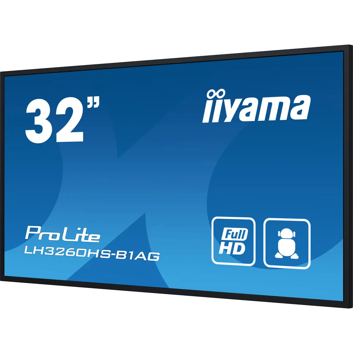ProLite LH3260HS-B1AG 80 cm 31,5" LCD-Display mit LED-Hintergrundbeleuchtung Digital Signage mit mit SoC Mediaplayer 1080p 1920x1080 16:9 4000:1 500 cd/m² 8 ms Edge-Beleuchtung Schwarz matte Oberfläche
