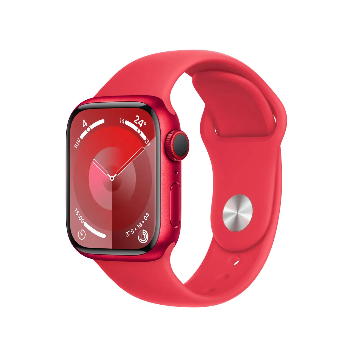 Watch S9 Aluminium Cellular 41mm Rot (Sportarmband rot) M/L