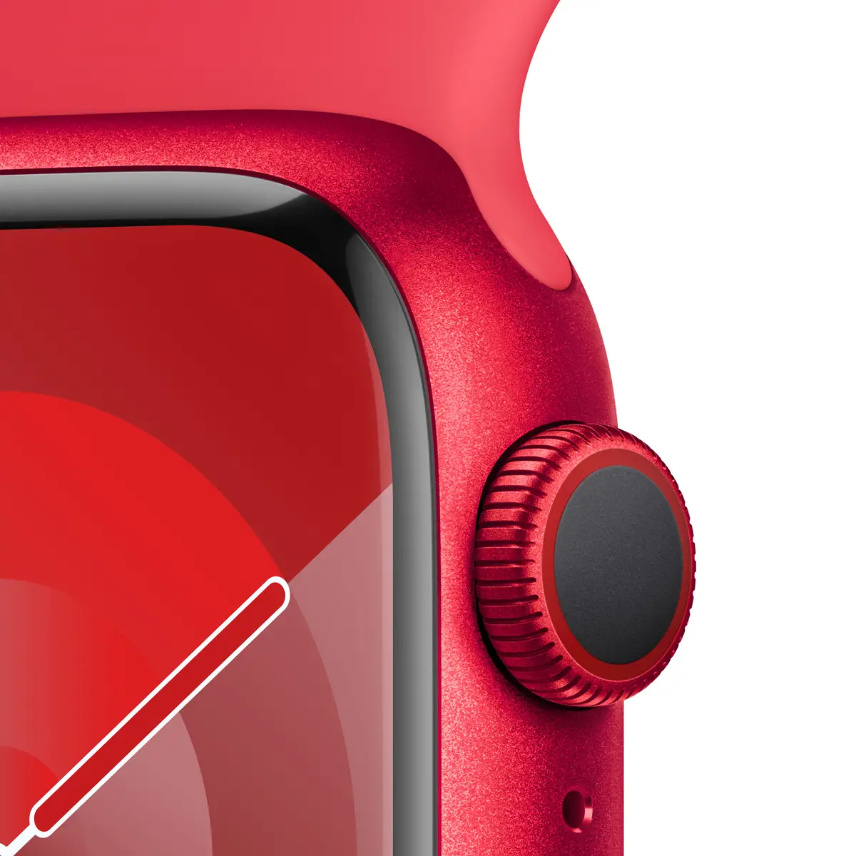 Watch S9 Aluminium Cellular 41mm Rot (Sportarmband rot) M/L