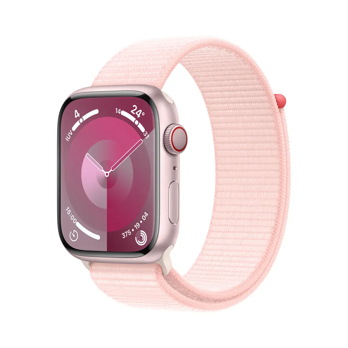 Watch S9 Aluminium Cellular 45mm Rose (Sport Loop hellrosa)