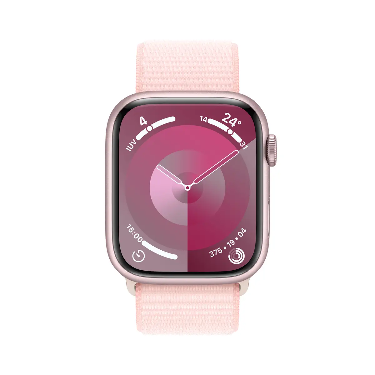 Watch S9 Aluminium Cellular 45mm Rose (Sport Loop hellrosa)