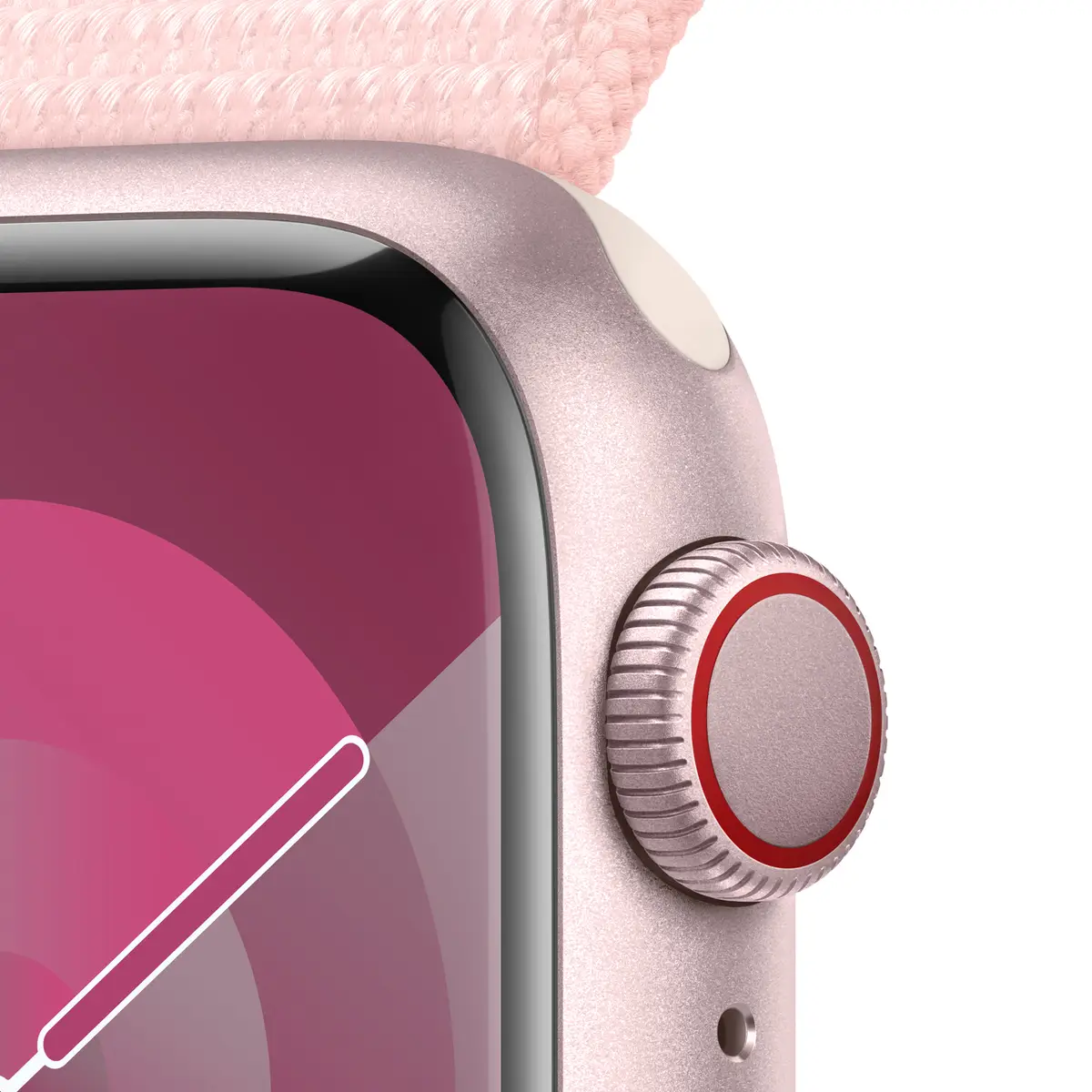Watch S9 Aluminium Cellular 41mm Rose (Sport Loop hellrosa)