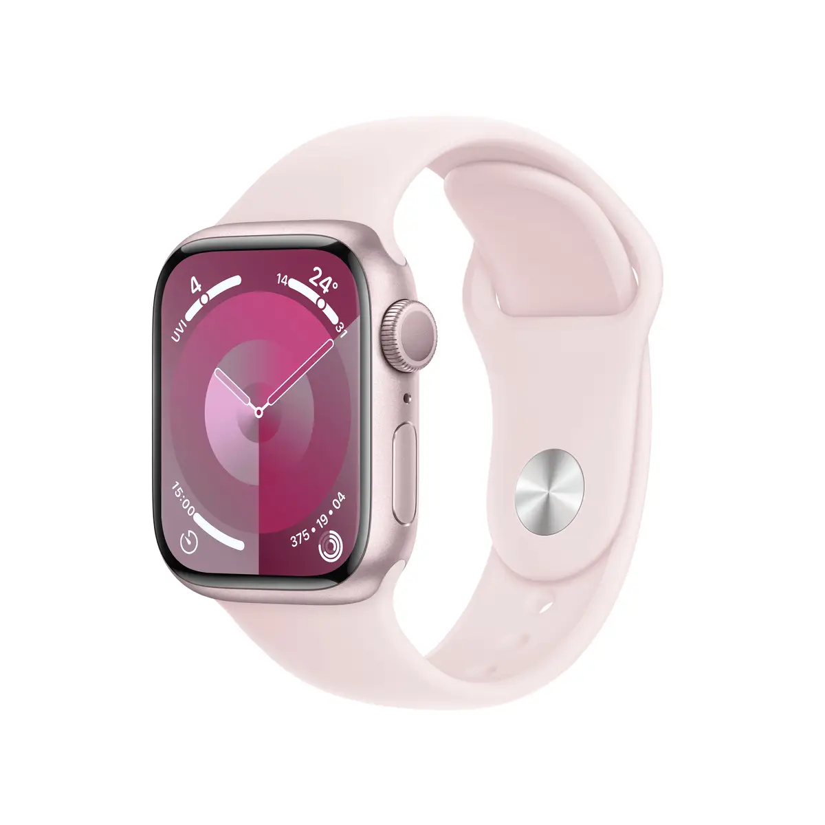 Watch S9 Aluminium Cellular 41mm Rose (Sportarmband hellrosa) M/L