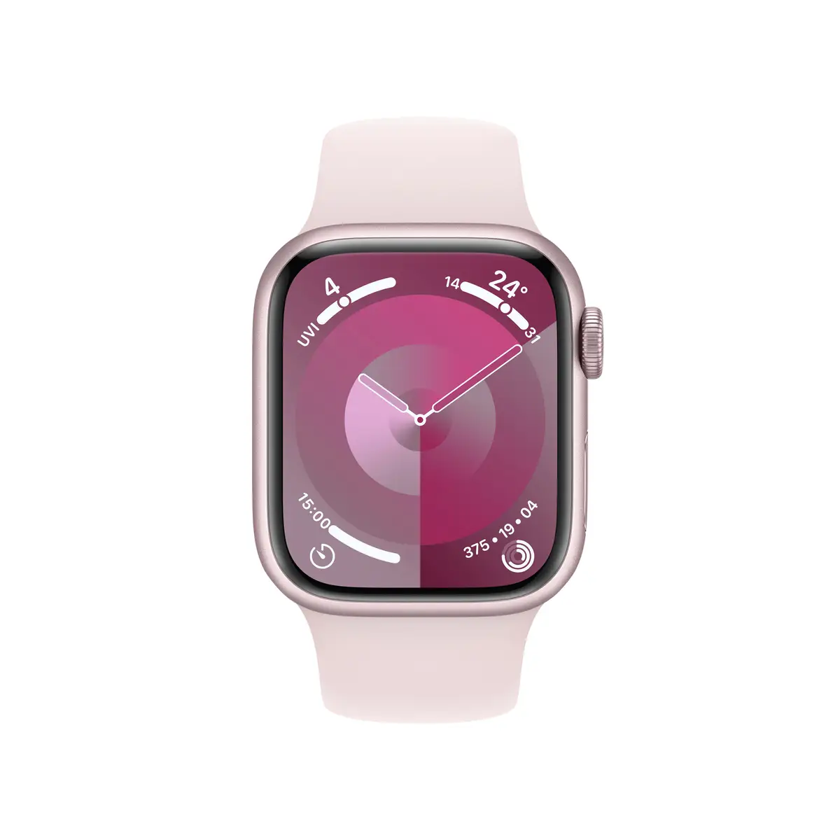 Watch S9 Aluminium Cellular 41mm Rose (Sportarmband hellrosa) M/L