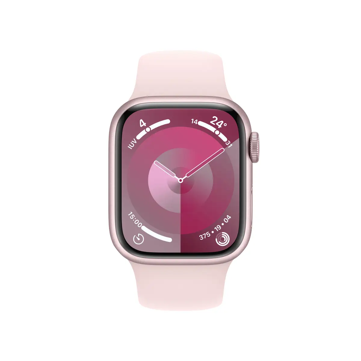 Watch S9 Aluminium Cellular 41mm Rose (Sportarmband hellrosa) M/L