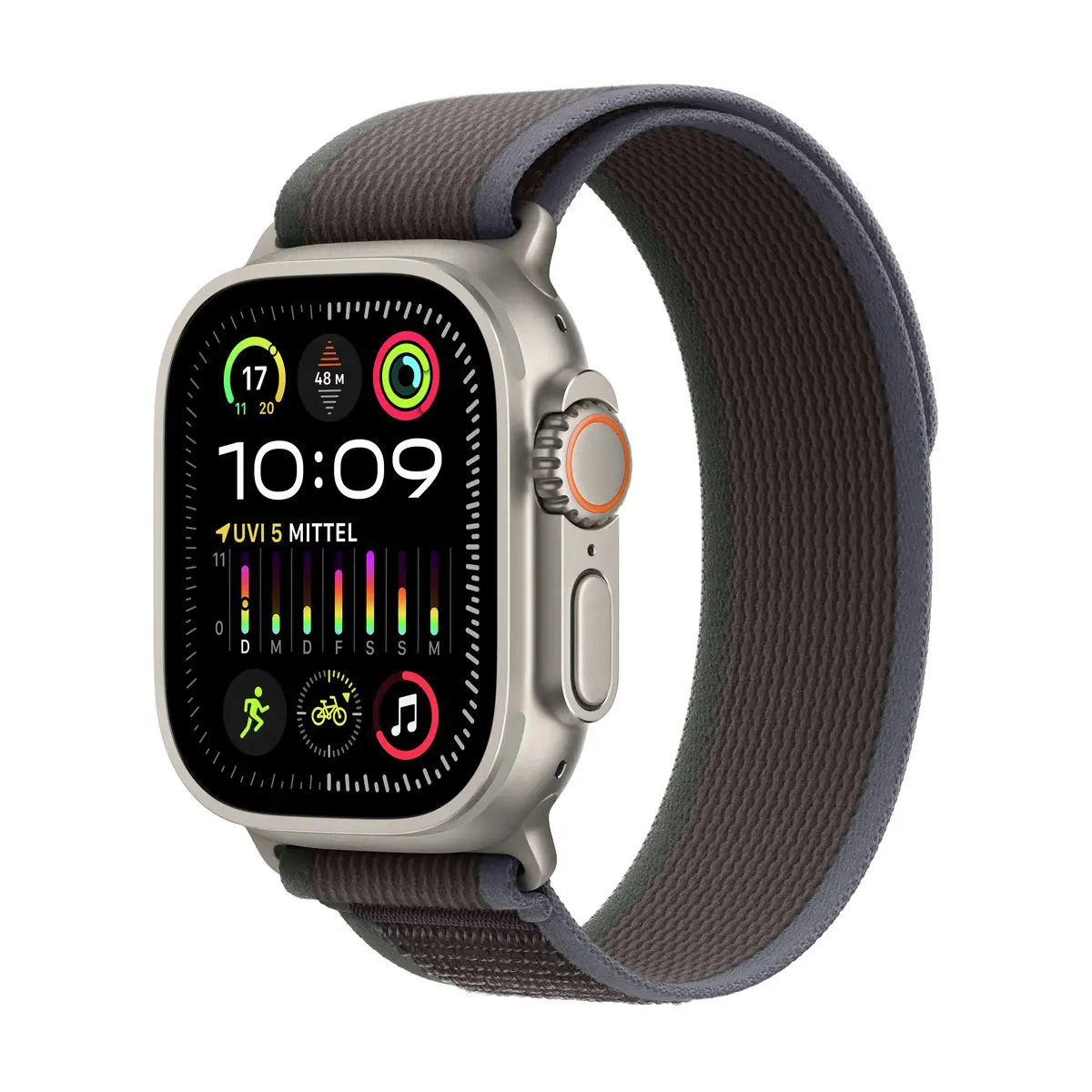 Watch Ultra 2 Titanium Cellular 49mm (Trail Loop blau/schwarz) S/M