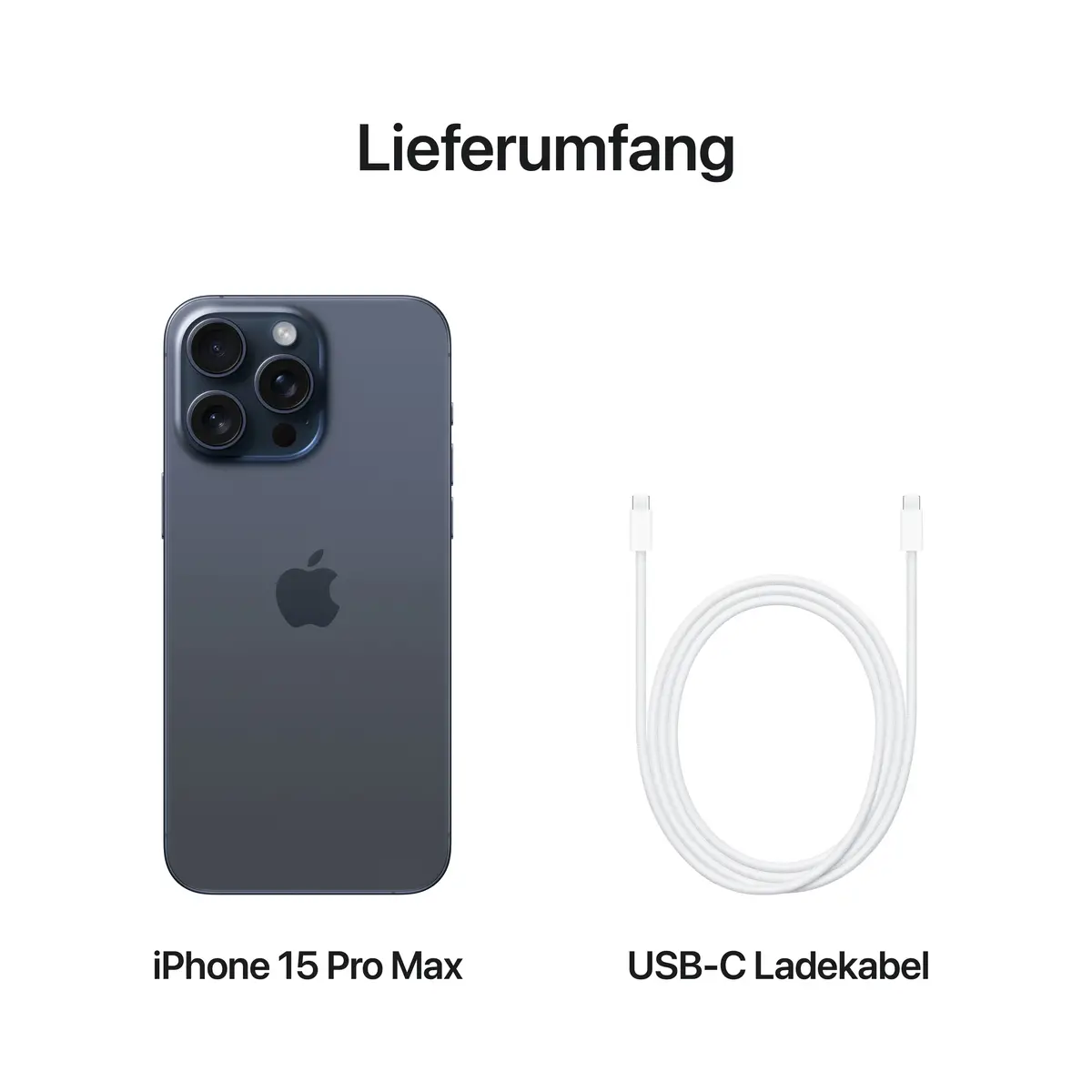 iPhone 15 Pro Max 1TB Titan Blau