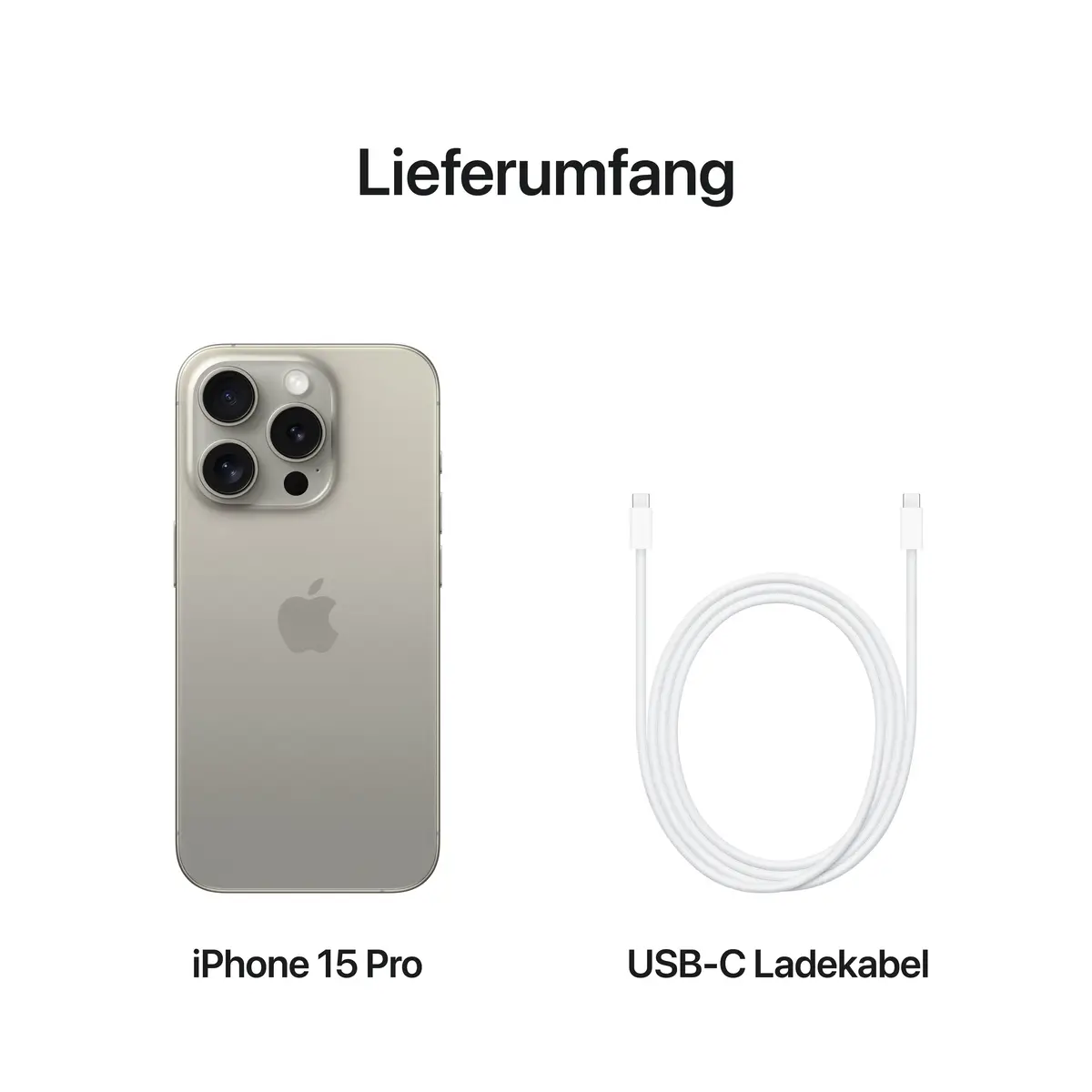 iPhone 15 Pro 256GB Titan Natur
