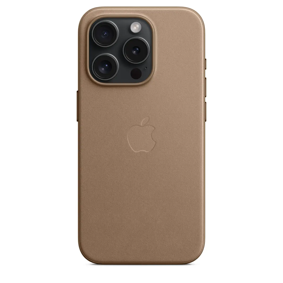 Feingewebe Case iPhone 15 Pro mit MagSafe taupe