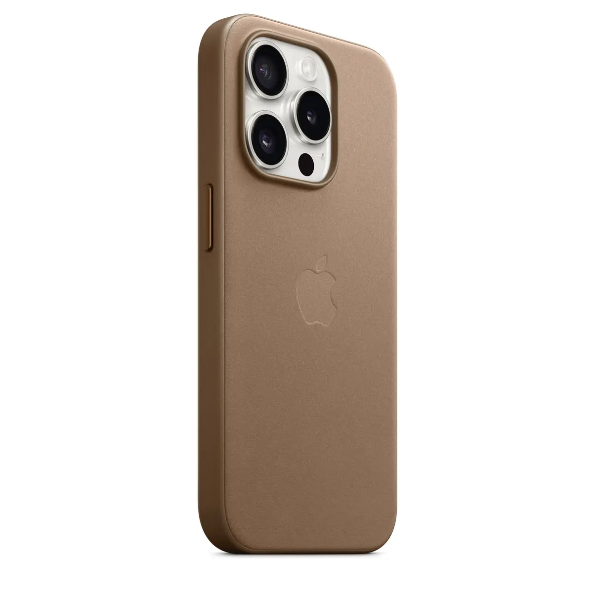 Feingewebe Case iPhone 15 Pro mit MagSafe taupe