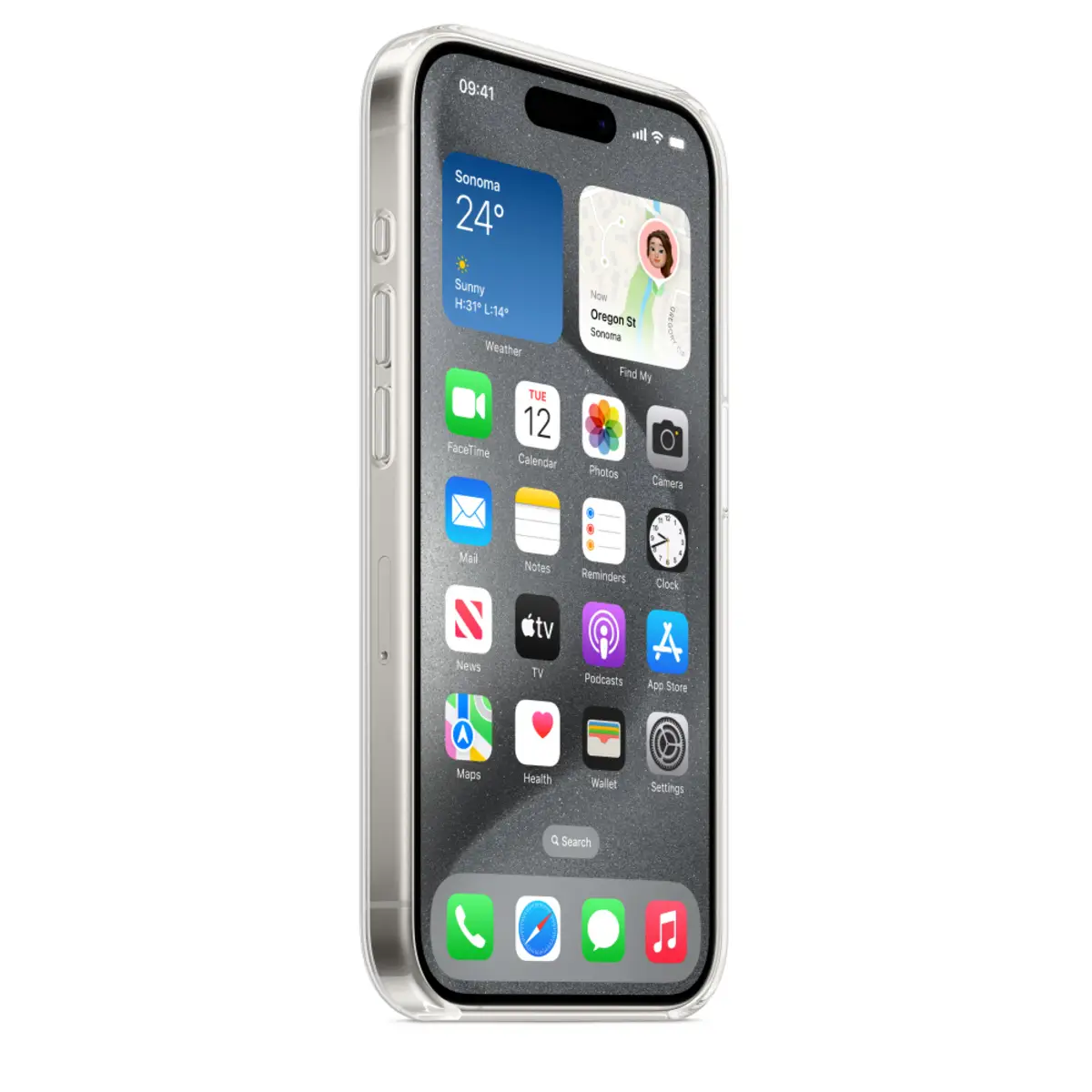 Clear Case iPhone 15 Pro mit MagSafe