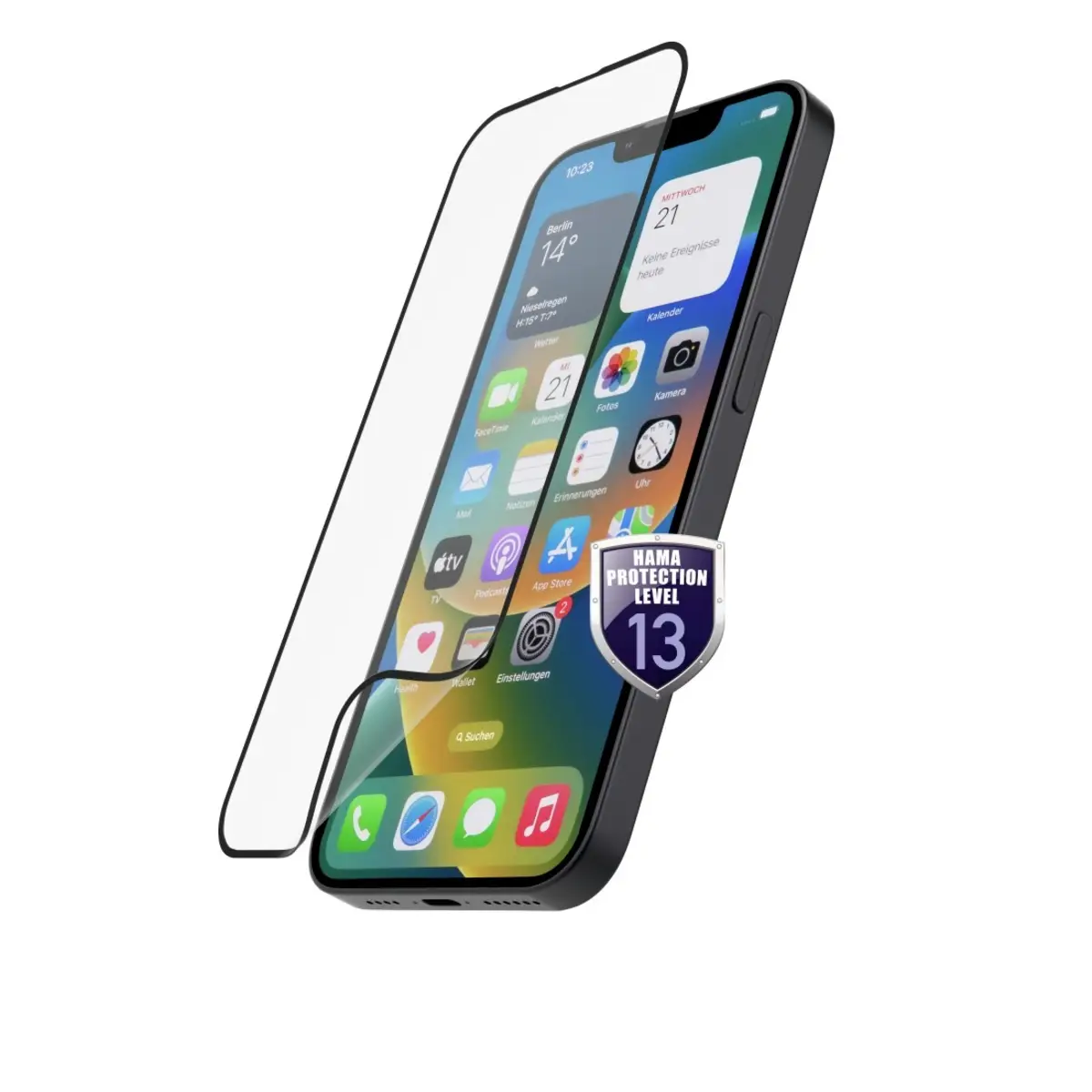 Flexibler Displayschutz "Hiflex Eco", Full-Cover, für iPhone 15 Plus