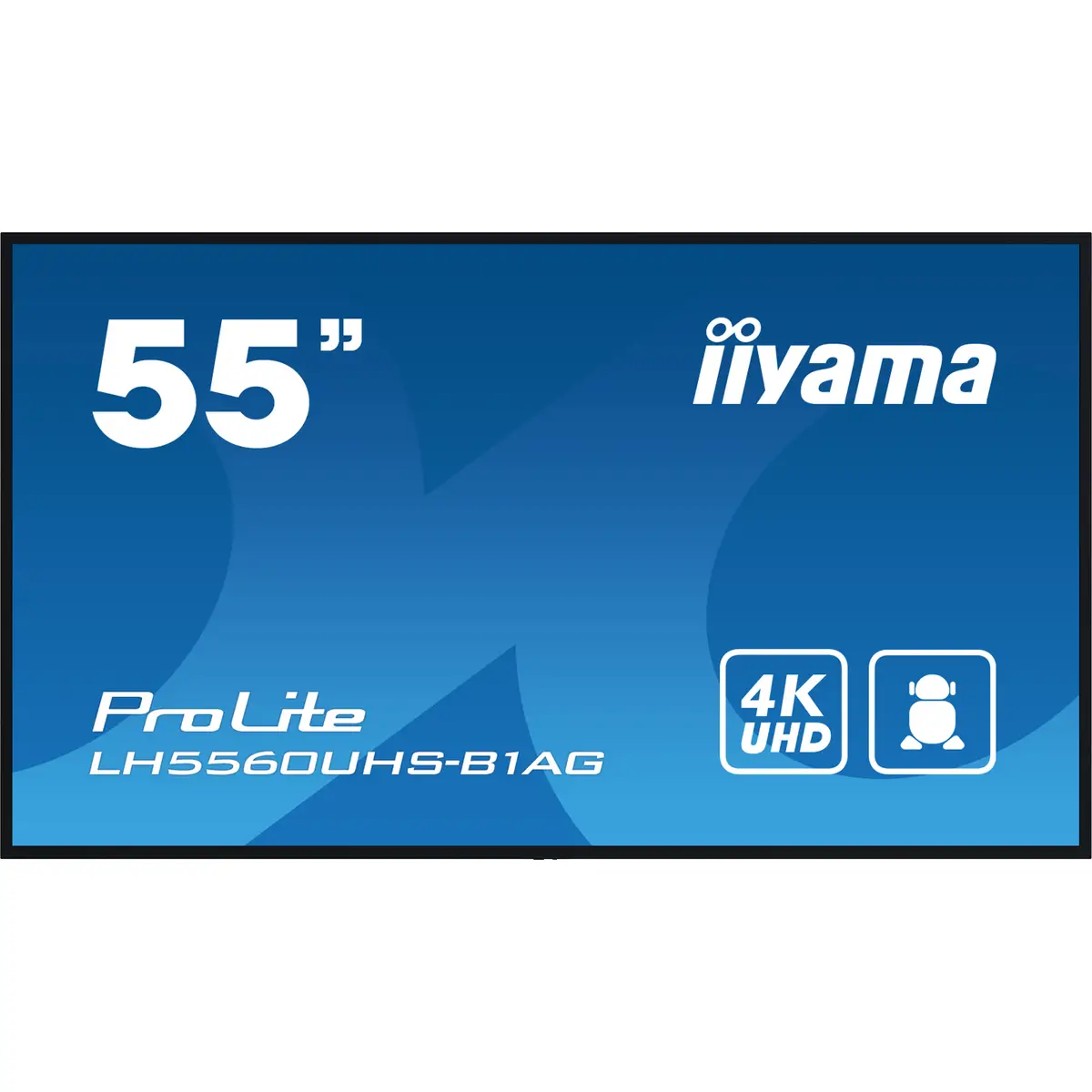 ProLite LH5560UHS-B1AG 139 cm 54,6"LCD-Display mit LED-Hintergrundbeleuchtung Digital Signage mit mit SoC Mediaplayer 4K UHD (2160p) 3840x2160 Pixel 16:9 500cd/m² 4000:1 6,5ms Edge-Beleuchtung Schwarz ma