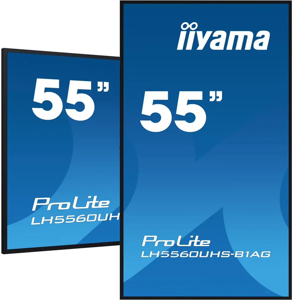 ProLite LH5560UHS-B1AG 139 cm 54,6"LCD-Display mit LED-Hintergrundbeleuchtung Digital Signage mit mit SoC Mediaplayer 4K UHD (2160p) 3840x2160 Pixel 16:9 500cd/m² 4000:1 6,5ms Edge-Beleuchtung Schwarz ma