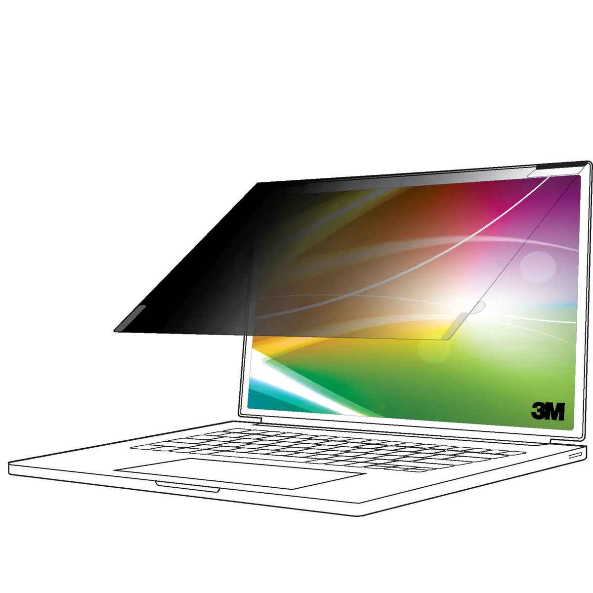 Bright Screen Blickschutzfilter für Apple MacBook Pro 14 M1-M3, 16:10, BPNAP003