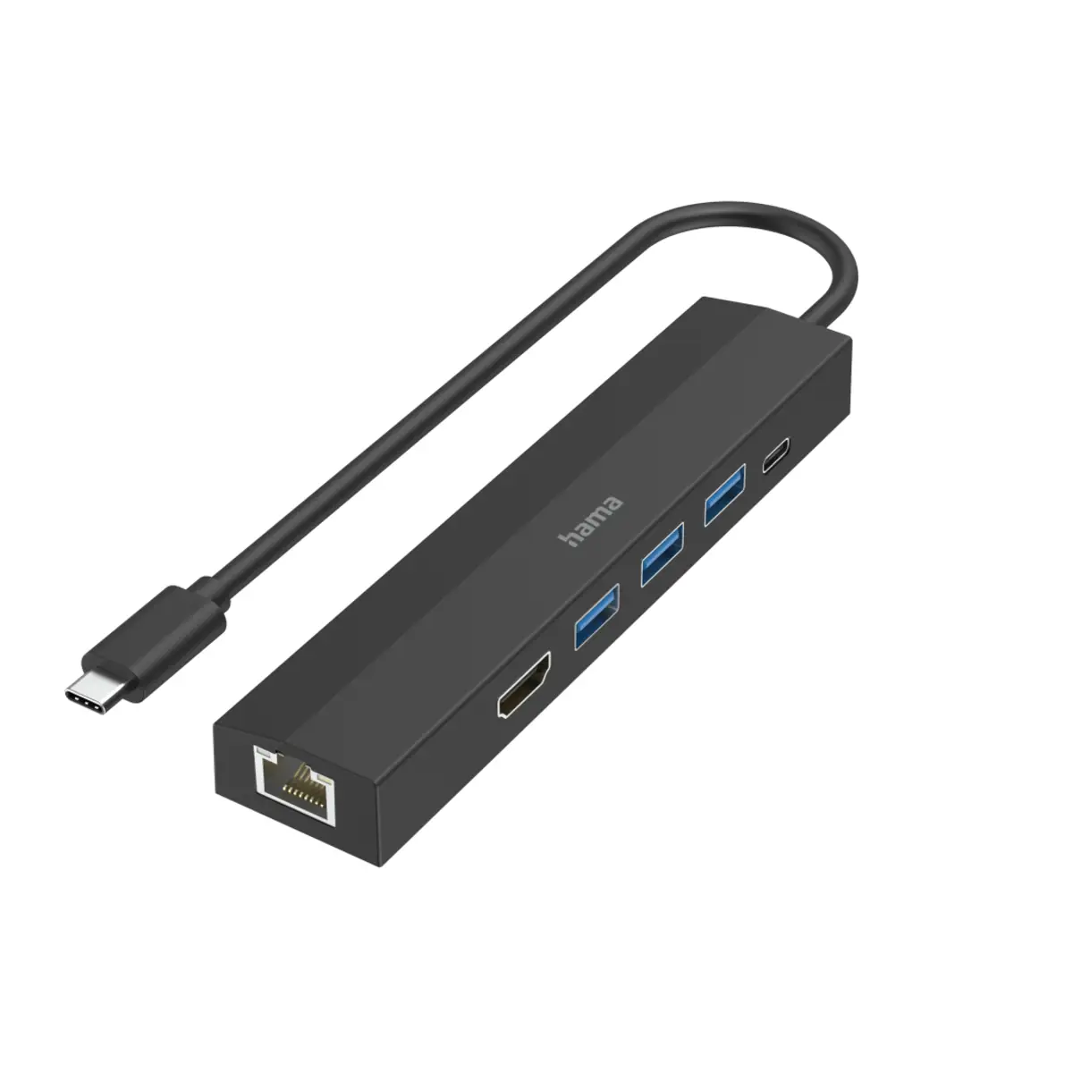 00200144 Schnittstellen-Hub USB 3.2 Gen 1 (3.1 Gen 1) Type-C 5000 Mbit/s Schwarz