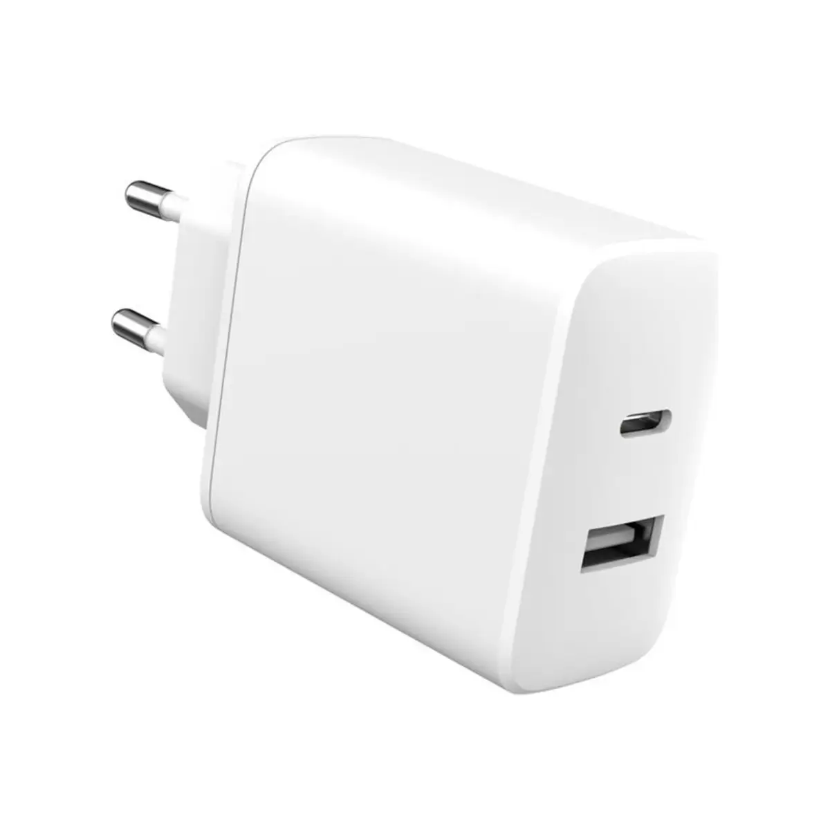 INFINITE Netzteil 32 Watt 3 A Apple Fast Charge PD 3.0 QC 3.0 2 Ausgabeanschlussstellen (USB Typ A, 24 pin USB-C) Weiß