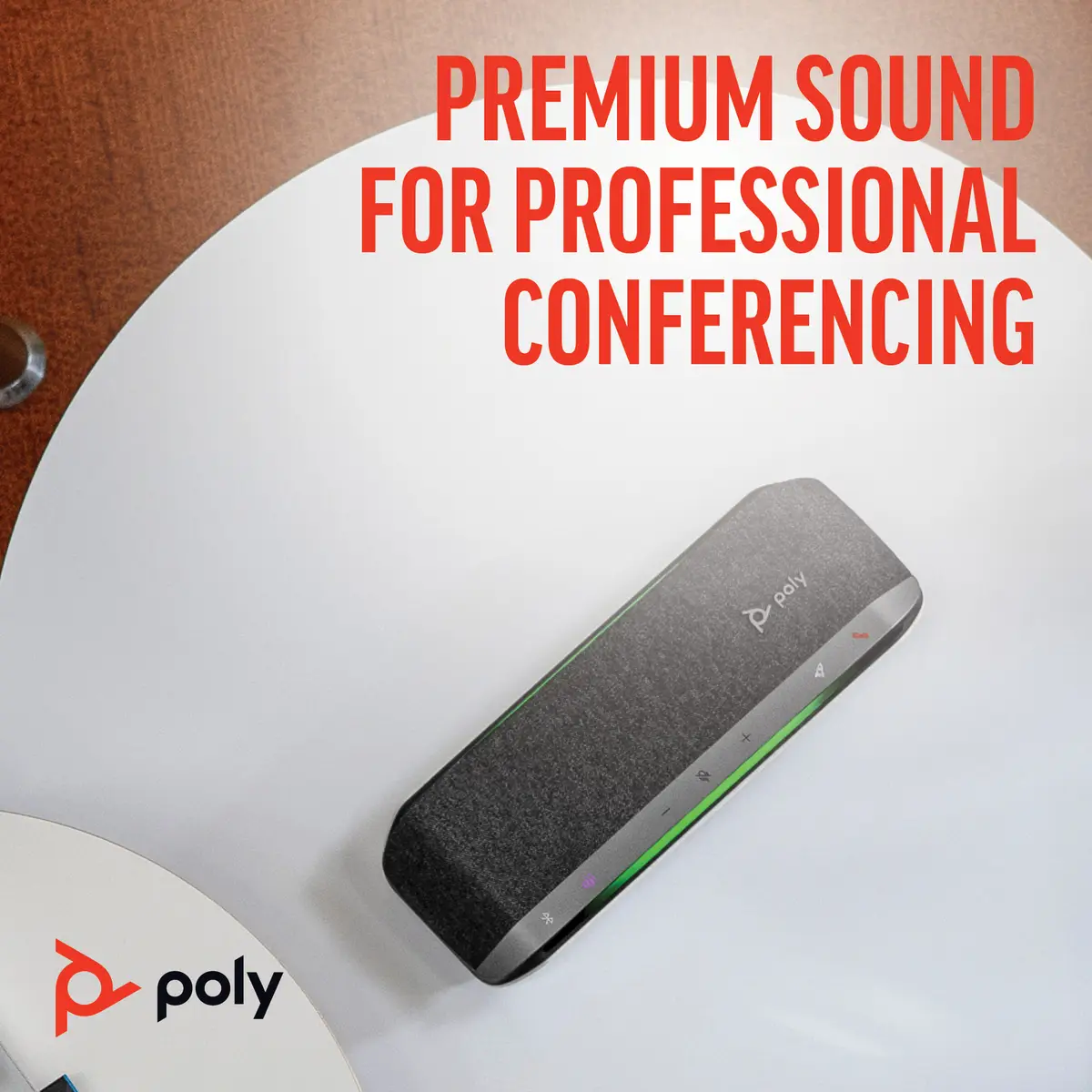 Poly Sync 40+ for Microsoft Teams (with Poly BT600) Freisprechtelefon USB-A Adapter