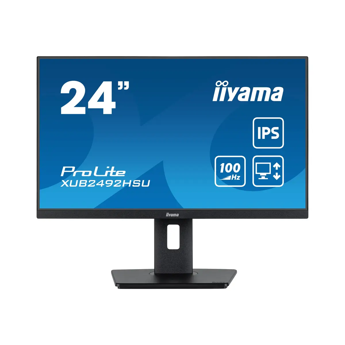 ProLite XUB2492HSU-B6 LED-Monitor 60,5 cm 23,8" 1920x1080 FHD 100 Hz IPS 250 cd/m² 1300:1 0.4 ms HDMI DisplayPort Lautsprecher mattschwarz Pivot