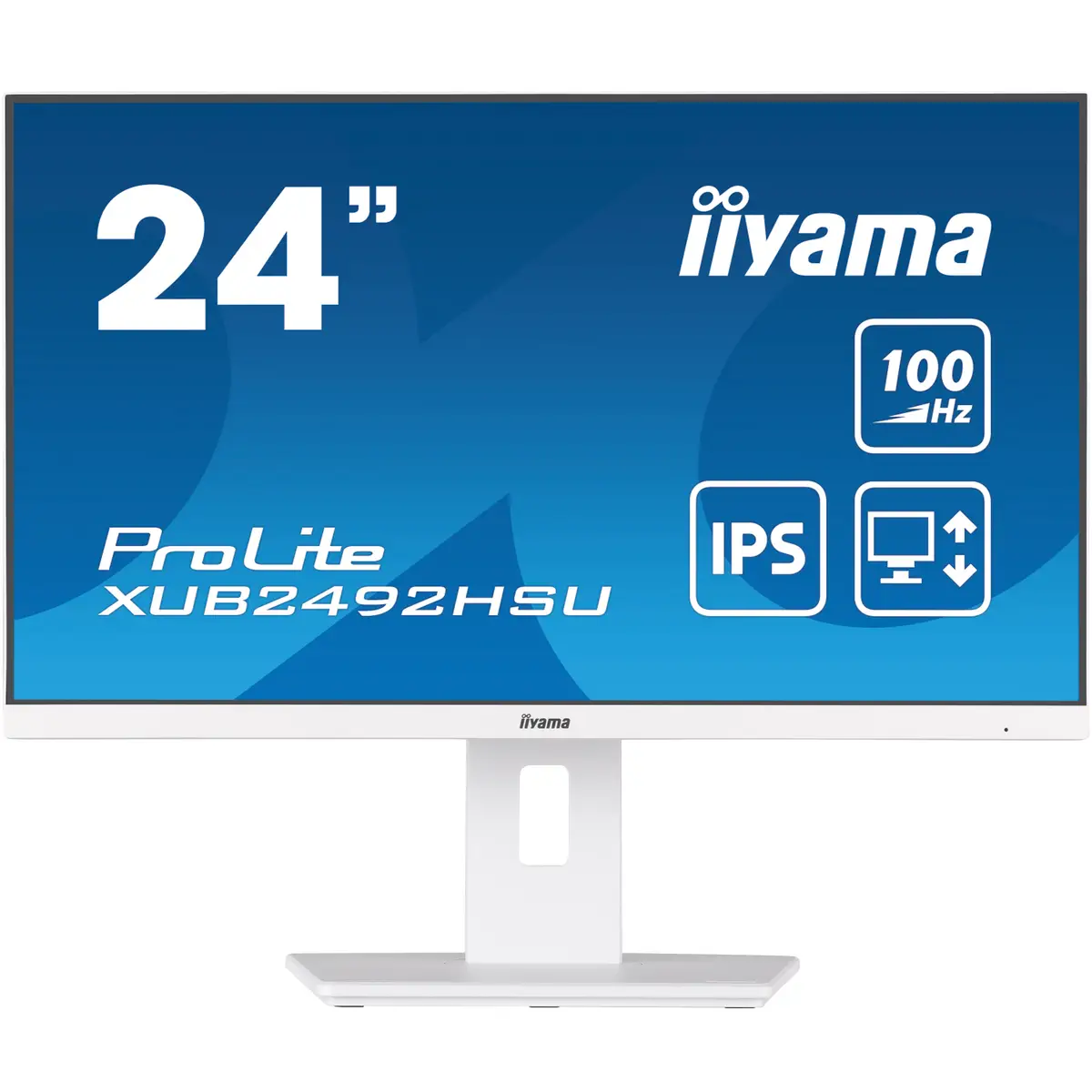 XUB2492HSU-W6 LED-Monitor 60,5cm 23,8" 1920x1080 FHD 100 Hz IPS 250 cd/m² 1300:1 0,4 ms HDMI DisplayPort Lautsprecher Mattes Weiß Pivot