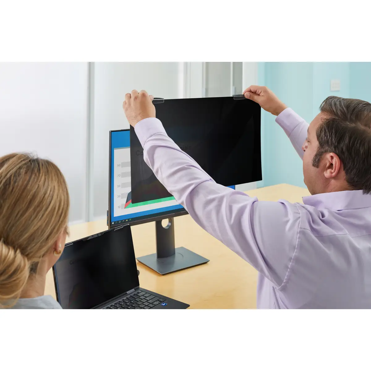 Blickschutzfilter für Bildschirme entfernbar magnetisch 58.42 cm (23")