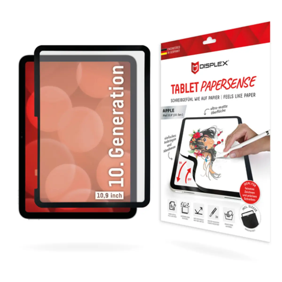 Tablet Folie PaperSense removable für iPad 10.9 10.Gen