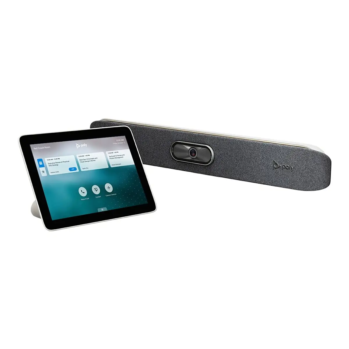 Poly Studio X30 + TC8 Videokonferenzsystem für 6 Personen Eingebauter Ethernet-Anschluss 3840 x 2160 Pixel 60 fps Schwarz/Grau