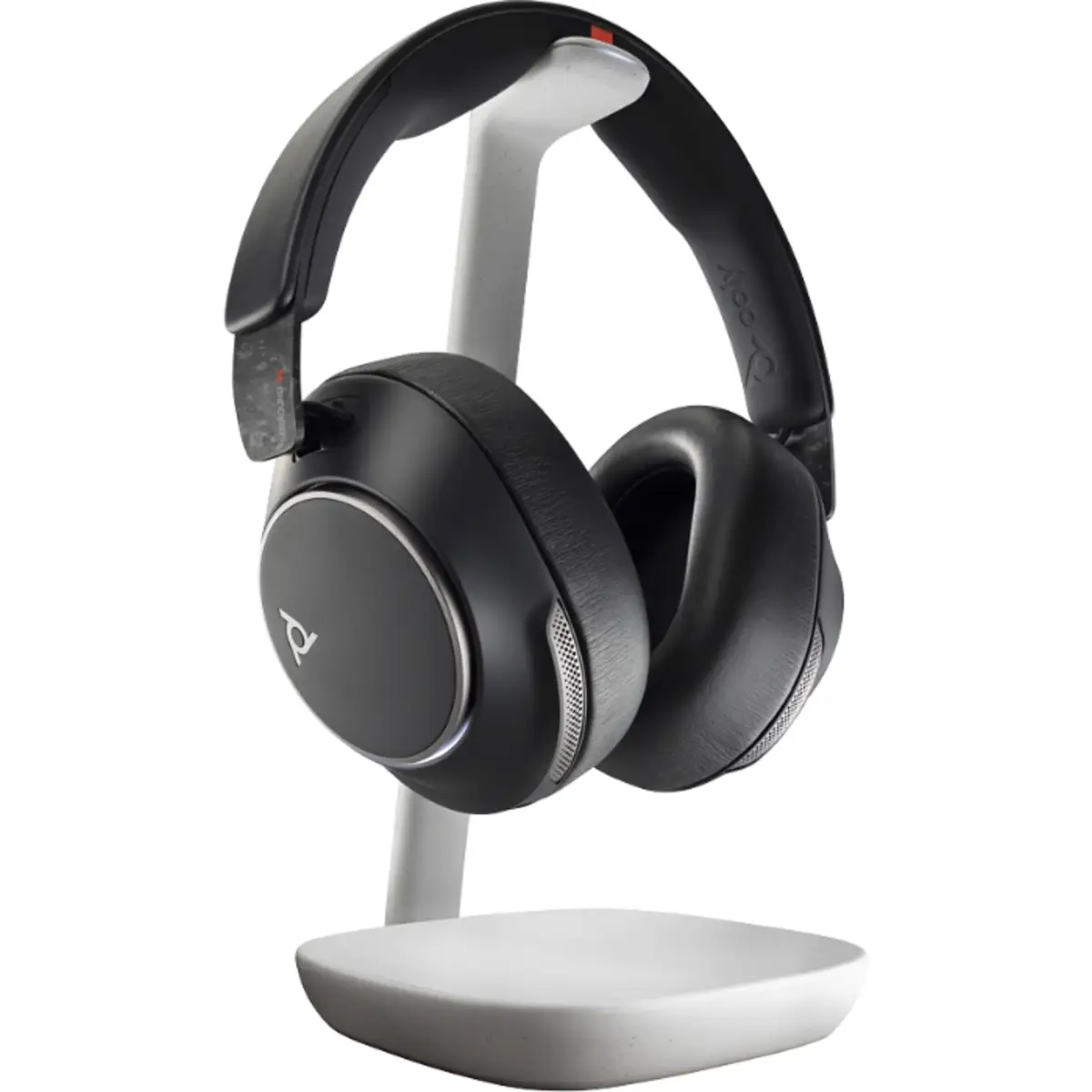 Poly Voyager Surround 85 UC Kopfhörer Kabellos USB Typ-C Bluetooth mit Ladestation Schwarz
