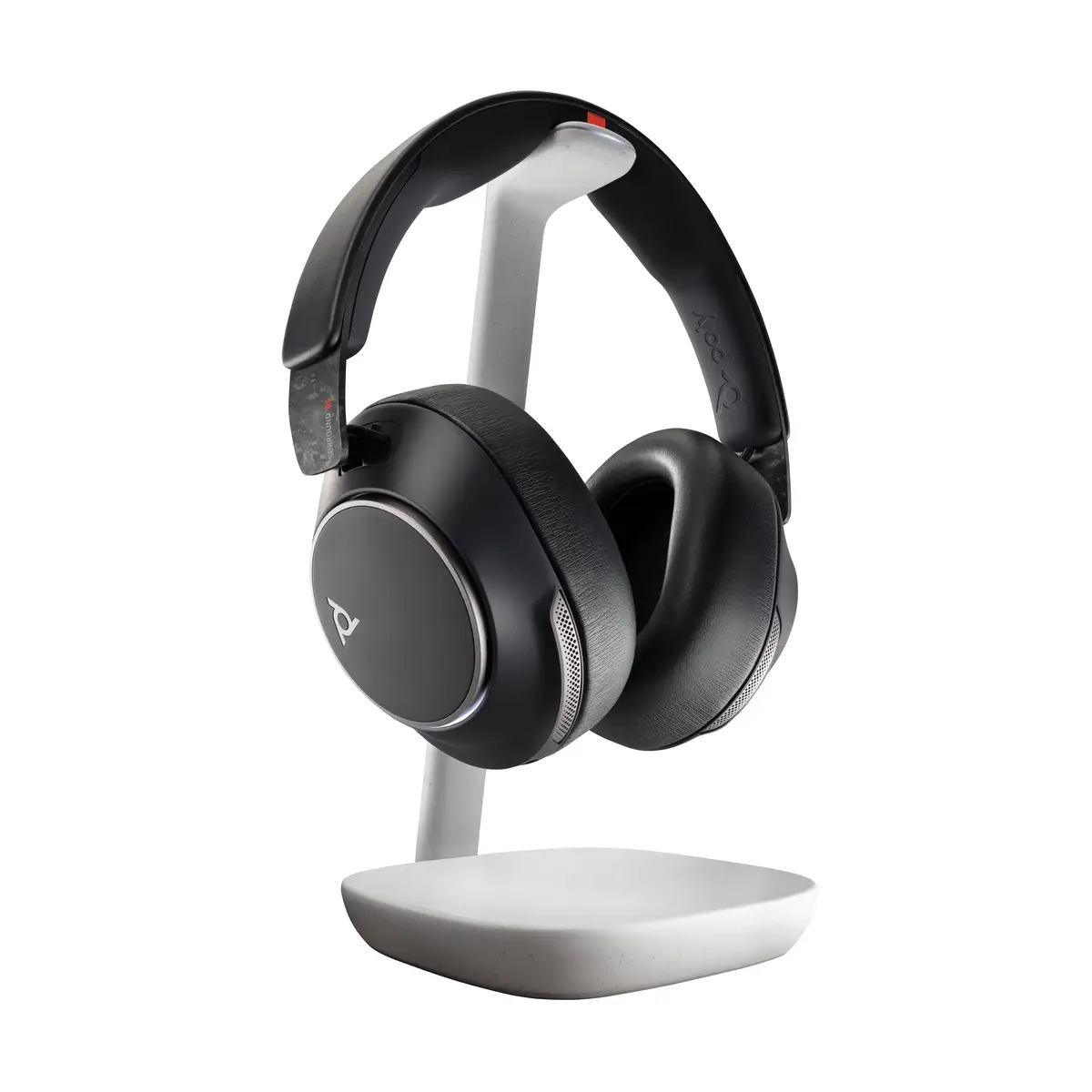 Poly Voyager Surround 85 UC Kopfhörer USB Typ-C Bluetooth mit Ladestation Schwarz