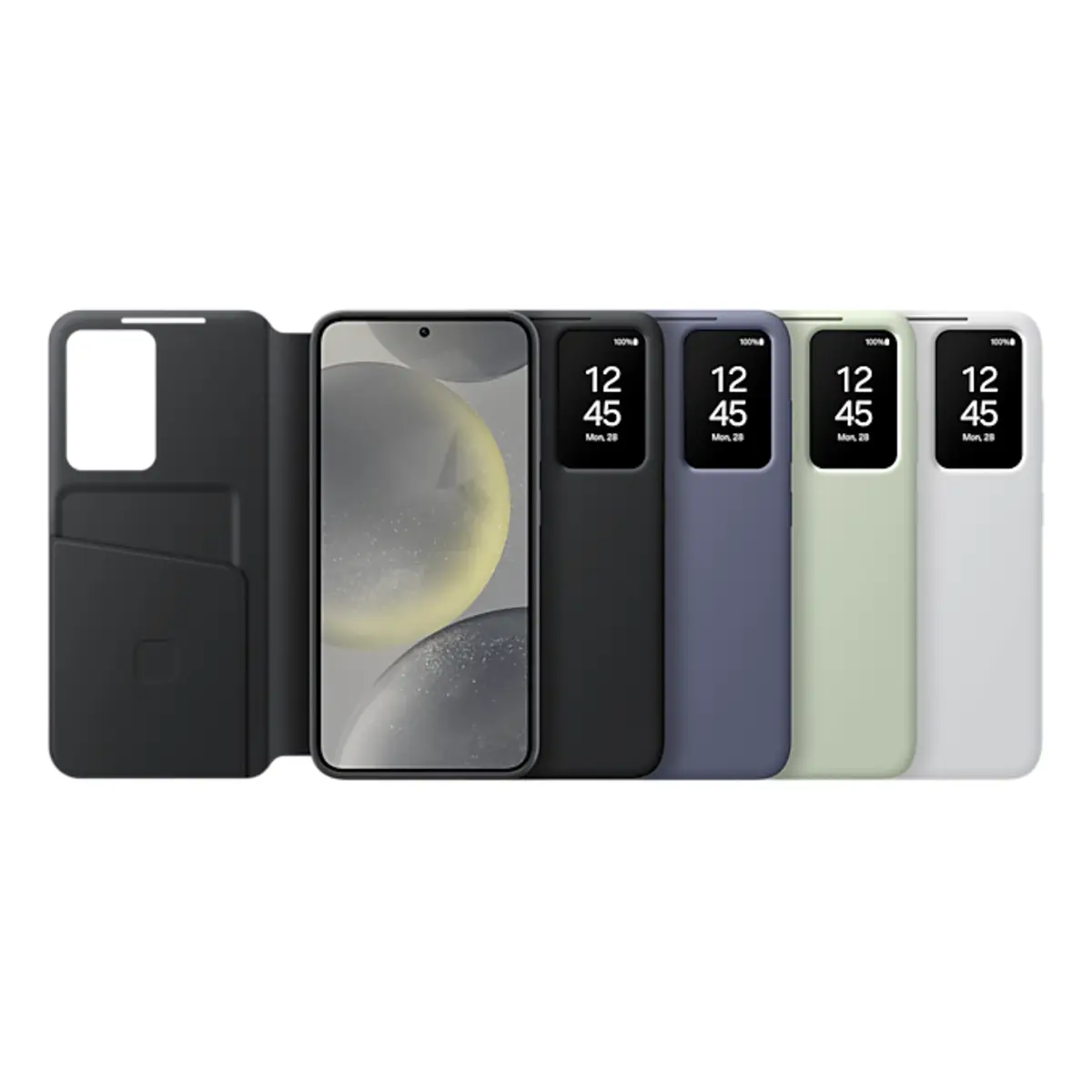Smart View Wallet Case für Galaxy S24 Light Green