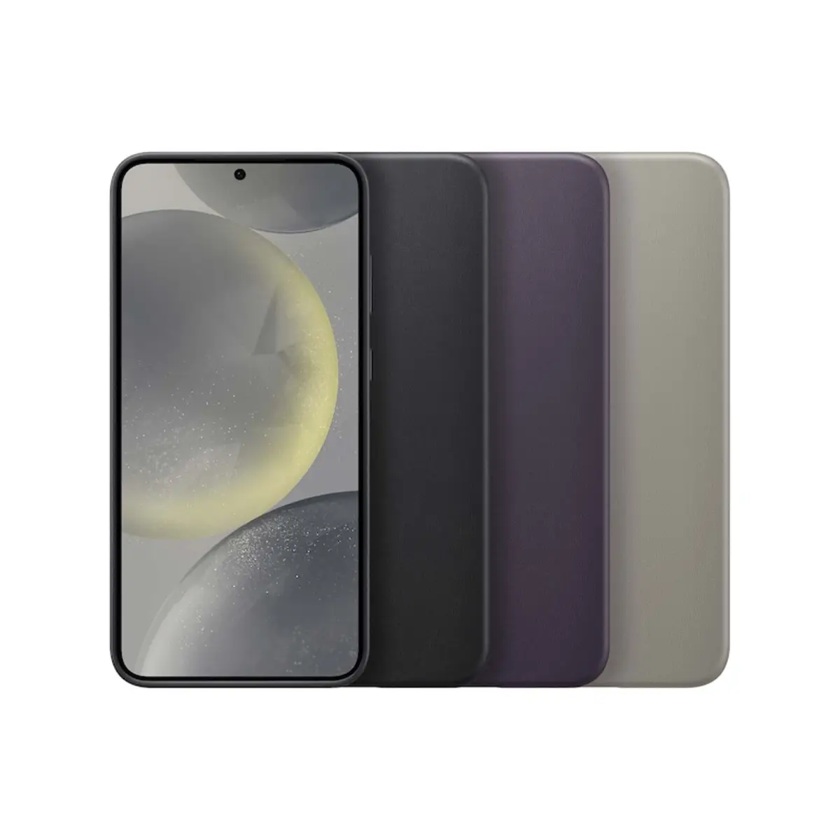 by Hochuen Vegan Leather Case für S24+ Black