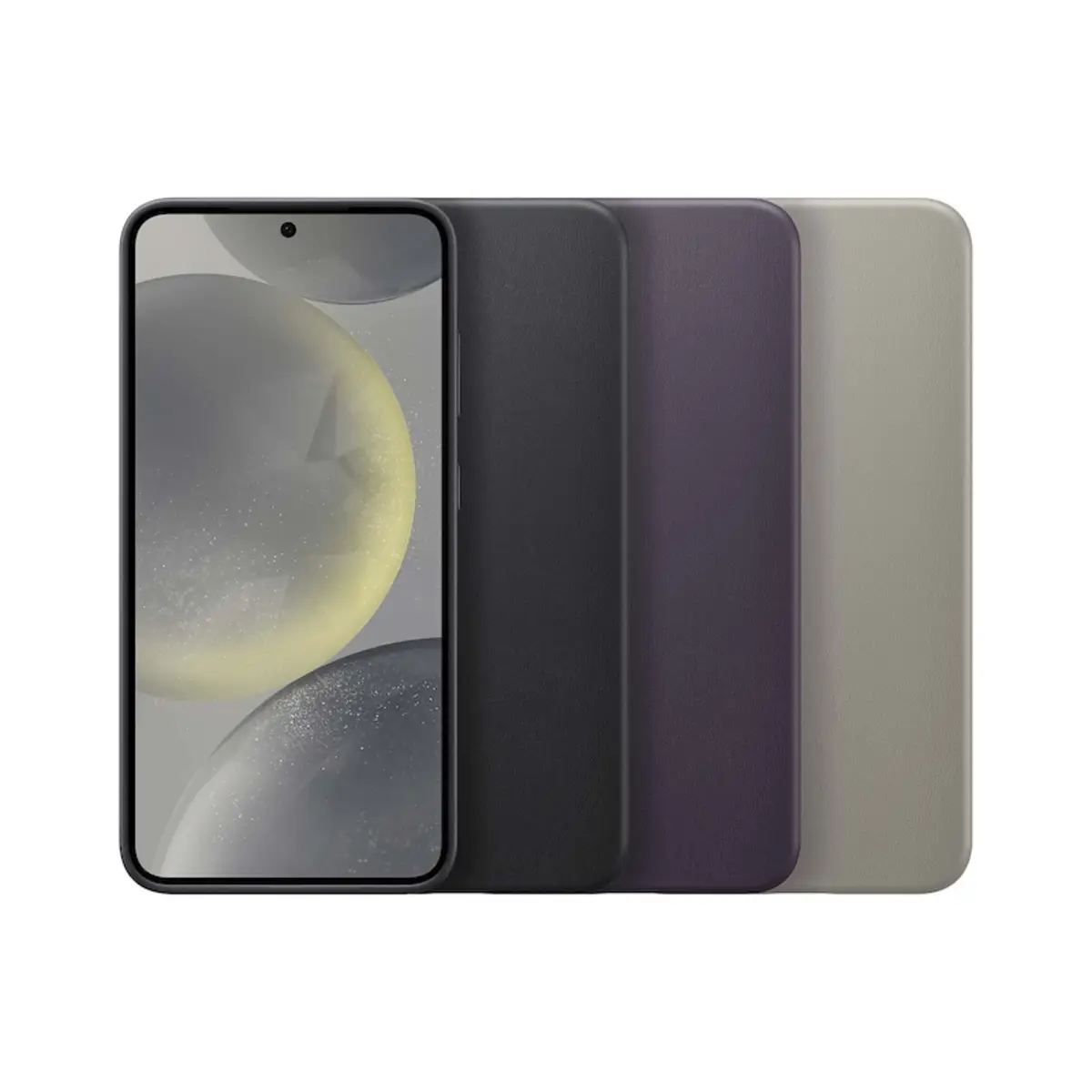 by Hochuen Vegan Leather Case für S24 Black