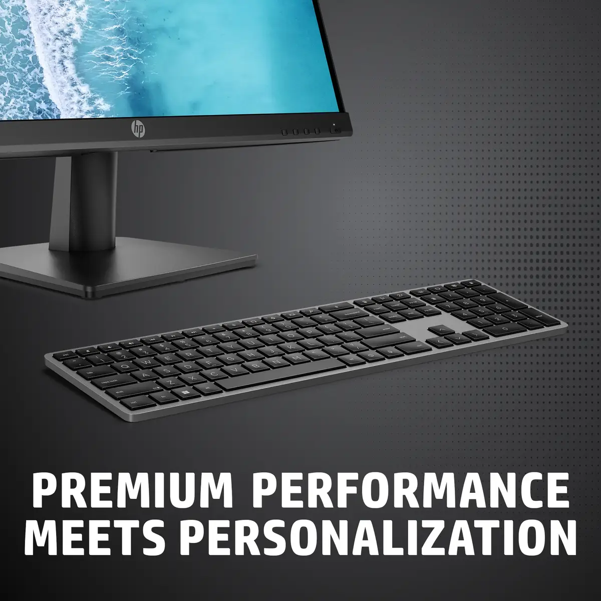 975 Drahtlose Dual-Mode-Tastatur, Volle Größe (100%), Kabellos, RF Wireless + Bluetooth, Schwarz