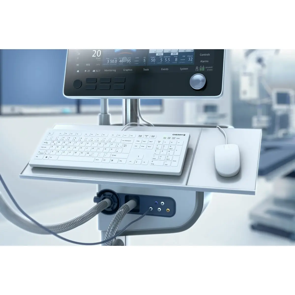 Tastatur C8112 Active Key MTA Layout Deutsch Weiß