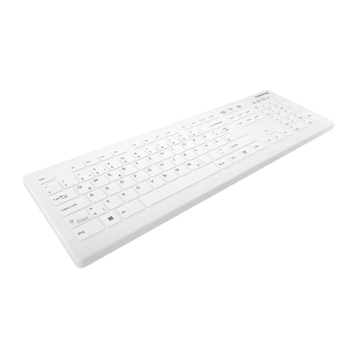 Tastatur C8112 Active Key MTA Layout Deutsch kabellos vollversiegelt Weiß