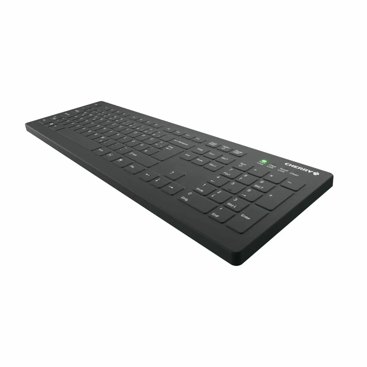 Tastatur C8112 Active Key MTA Layout Deutsch kabellos vollversiegelt Schwarz