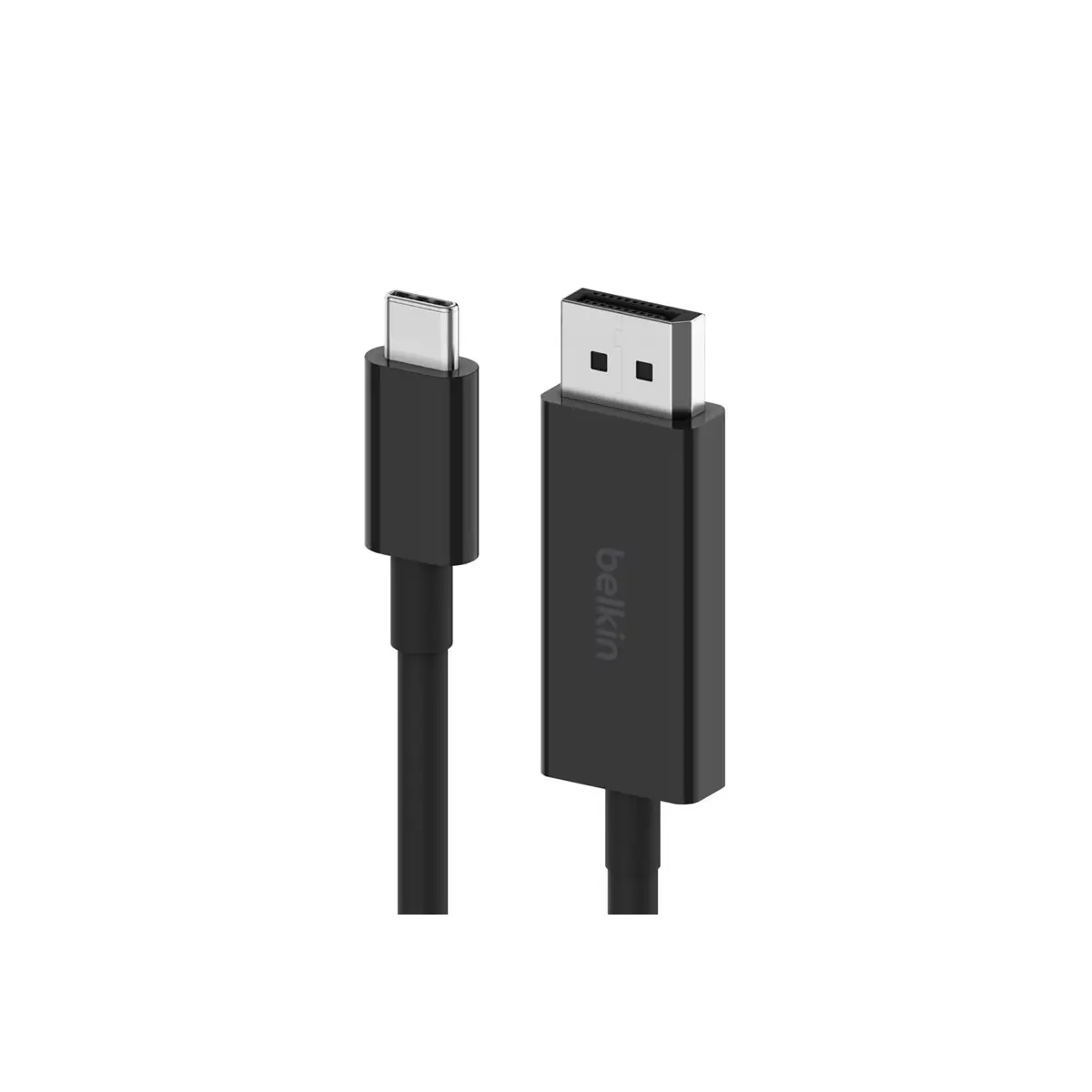 CONNECT Adapterkabel 24 pin USB-C (M) zu DisplayPort (M) DisplayPort 1.4 2 m 4K Unterstützung 8K Unterstützung Schwarz