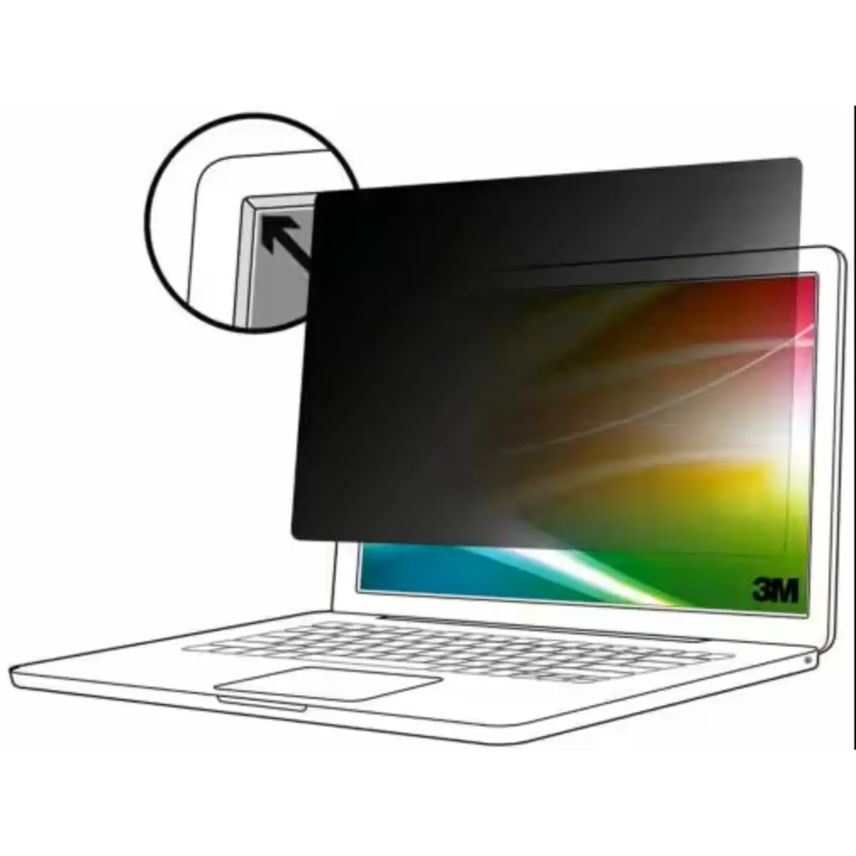 Bright Screen Blickschutzfilter für Apple MacBook Pro 13 M1-M2, 16:10, BPNAP002