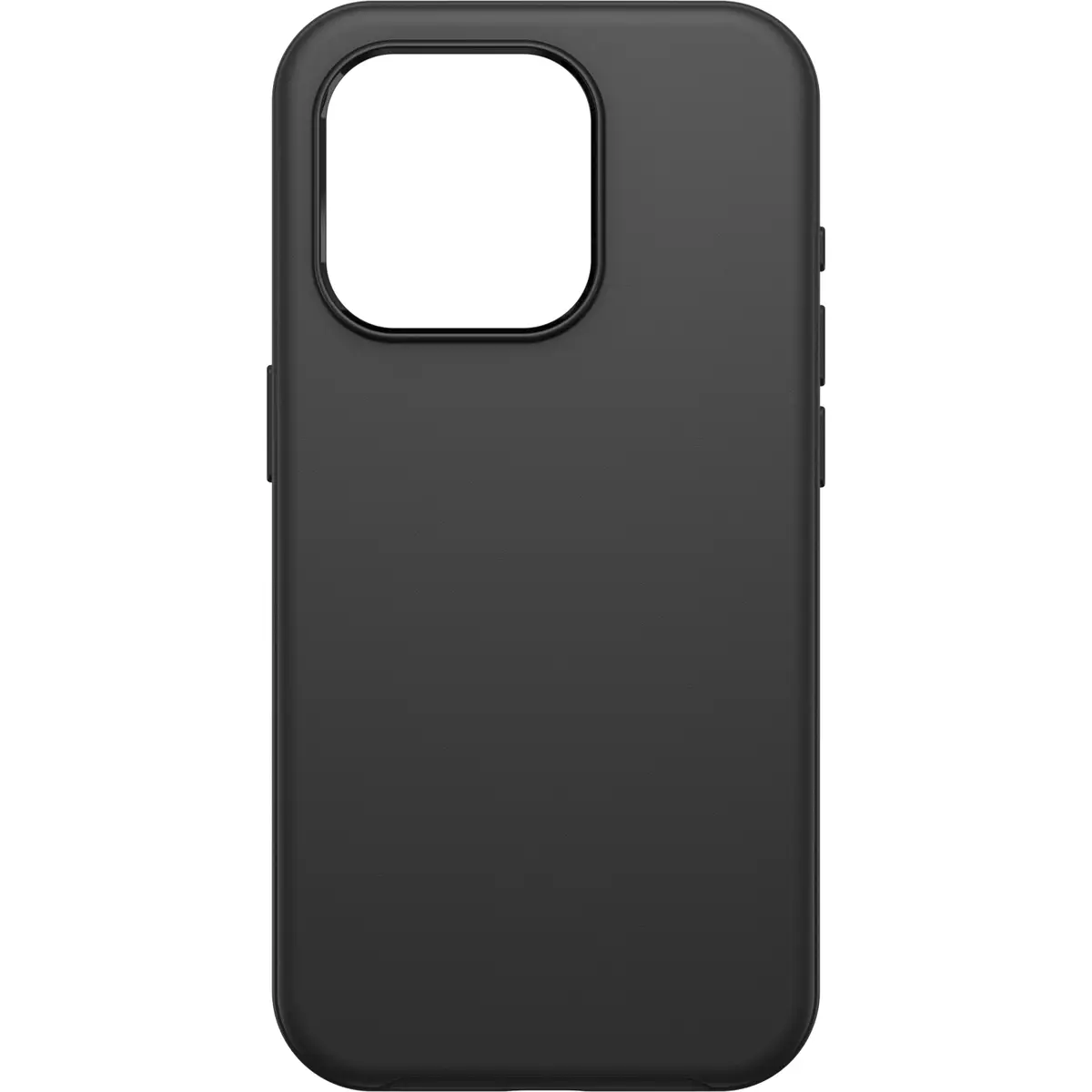 Symmetry Hülle für iPhone 15 Pro Polycarbonat Kunstfaser Silberphosphatglas Schwarz