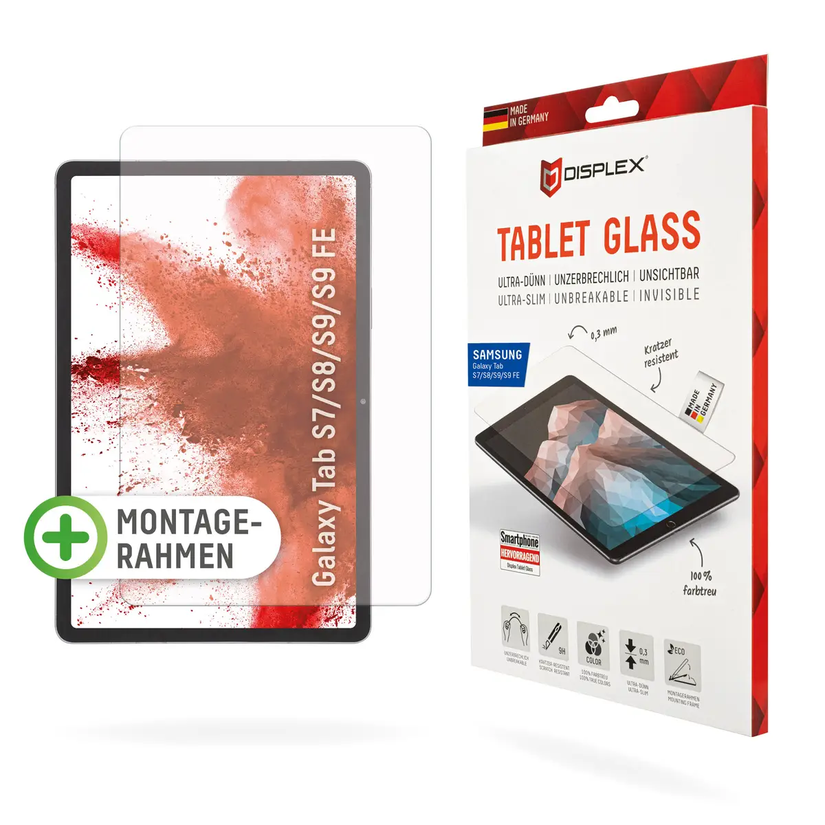 DISPLEX Tablet Glass für Samsung Galaxy Tab S7/Tab S8