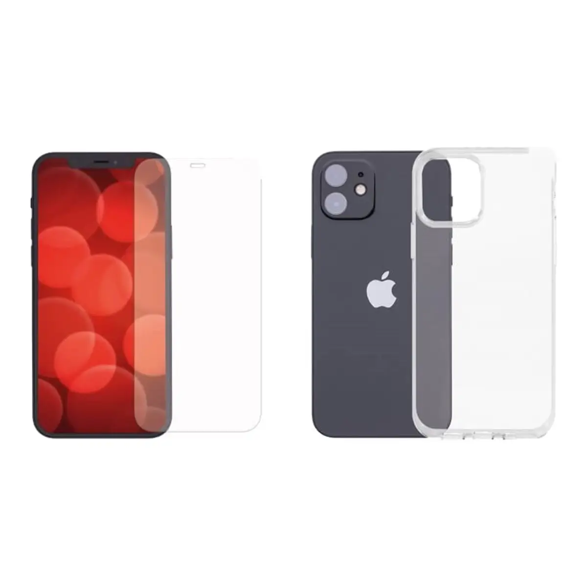 DISPLEX Glas + Schutzhülle für Apple iPhone 7/8/SE (2020/2022)