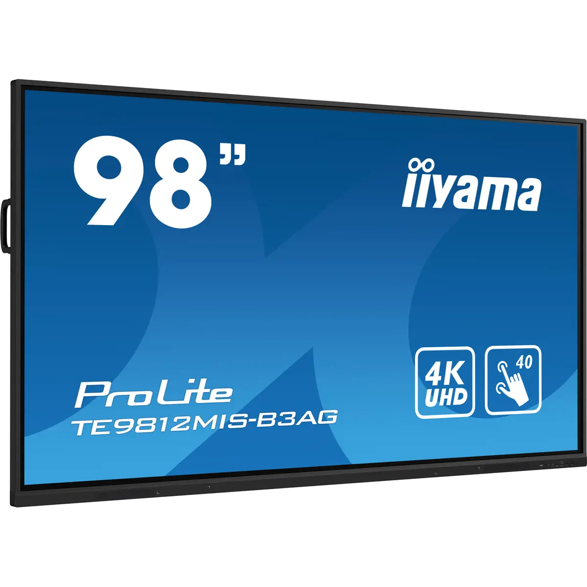 ProLite TE9812MIS-B3AG 247,7 cm 97,5" LCD-Display mit LED-Hintergrundbeleuchtung interaktive Digital Signage mit Touchscreen (Multi-Touch) / optionaler Slot-in-PC 4K UHD 3840x2160 16:9 1200:1 400 cd/m² 8