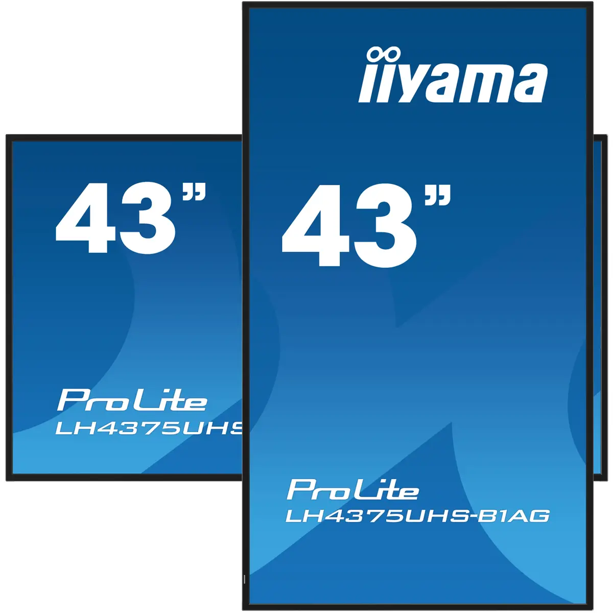 ProLite LH4375UHS-B1AG 108 cm 42,5" LCD-Display mit LED-Hintergrundbeleuchtung Digital Signage mit integrierter Media Player SDM Slot PC Android 4K UHD (2160p) 3840x2160 16:9 1200:1 500 cd/m² 8 ms schwar